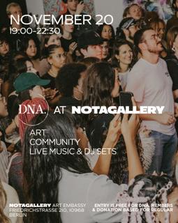 Free Entry: Dna. Art Show & Notagallery Exhibition: Daniela Dair, Rudenote, And Special Guests