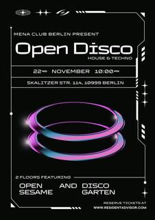 Open Disco X Mena Club