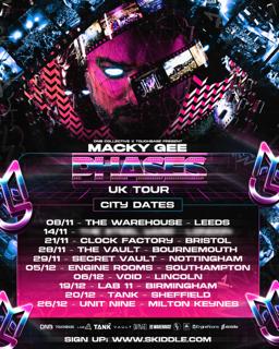 Macky Gee Phases Uk Tour: Bristol