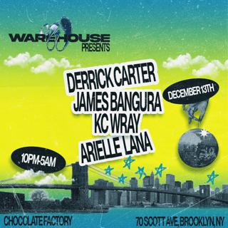 Derrick Carter - James Bangura - Kc Wray - Arielle Lanaat Presented By The Warehouse