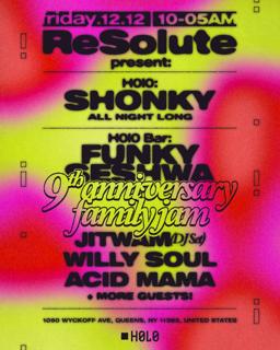 Resolute Presents: Shonky & Funky Seshwa