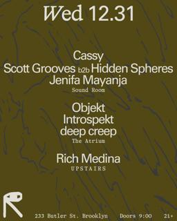 Nye: Cassy, Objekt, Introspekt, Rich Medina, Deep Creep, Hidden Spheres + More