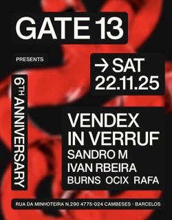 Gate 13 6th anniversary