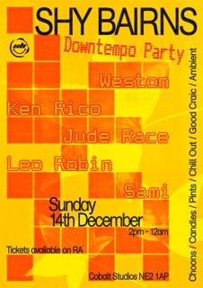 Shy Bairns Downtempo Sunday Party