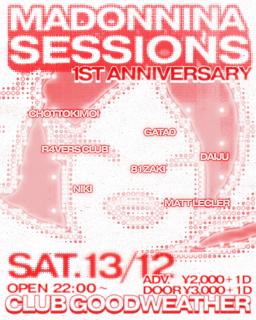 Madonnina Sessions 1St Anniversary