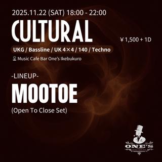 Cultural (Ukg / Bassline / Techno Etc)