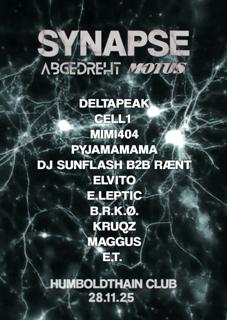 Motus X Abgedreht - Synapse Premiere Featuring Groove, Mental & Bounce 