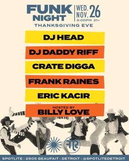 Funk Night - Thanksgiving Eve