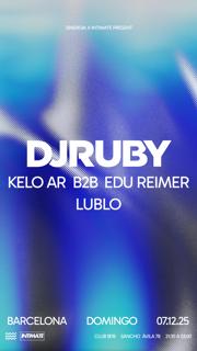 Sinergia X Intimate Pres. Dj Ruby, Kelo (Ar) B2B Edu Reimer, Lublo