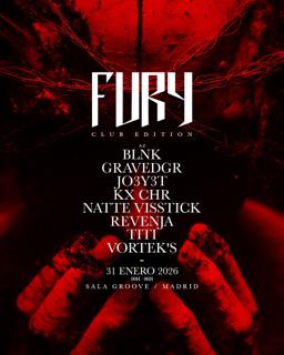 Fury Hard Techno - Madrid Club Edition (Sala Groove)