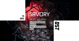 (5€) Savory - Techno Every Thursday