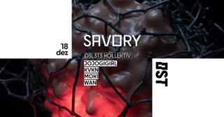 (5€) Savory - Techno Every Thursday