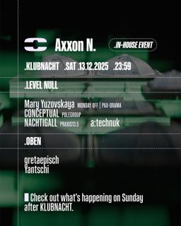 Klubnacht / In-House Event