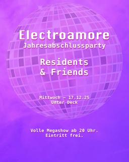 Electroamore Jahresabschlussparty