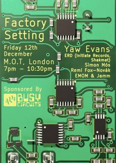 Factory Setting (Live Modular Synth / Hardware / Techno / Ambient) Yaw Evans