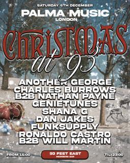 Palma Presents: Christmas At 93 (Members Bar)