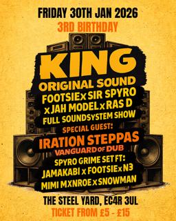 King Original - Footsie, Sir Spyro, Jah Model