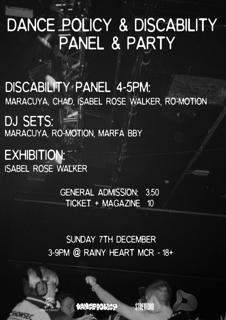 Dance Policy X Discability: Panel & Party