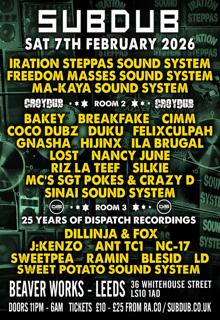 Subdub >> 25 Years Of Dispatch >> Croydub