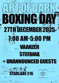 Art Of Dark - Boxing Day After Party