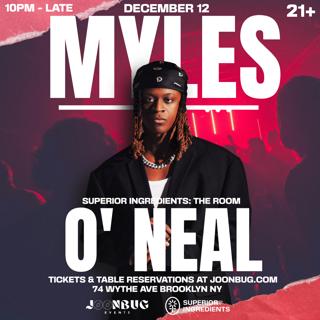 Superior Ingredients Room Myles O' Neal 12/12
