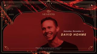 Members Present: David Hohme