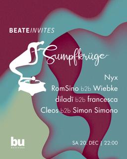 Beate Invites /// Sumpfkrüge