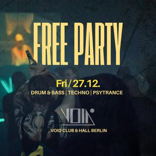 Free Party With Upzet, Ihopeiexist, H.U.K, Nerv, Ali Rajat, Irad, Ghost, Krakau, Kimby, Motek