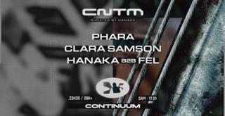 Continuum Curated By Hanaka : Phara, Clara Samson & Hanaka B2B Fel + Ohbe