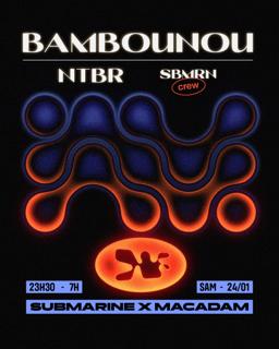Submarine X Macadam With Bambounou, Ntbr, Sbmrn Crew