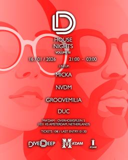 Madam By Night Invites: Dive Deep House Nights V.Iii