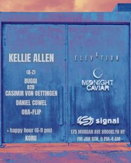 Elevation X Midnight Caviar Present Kellie Allen