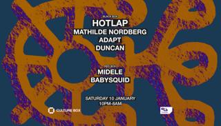 Hotlap / Mathilde Nordberg / Adapt / Duncan / Midele / Babysquid