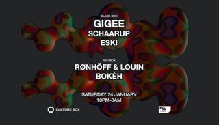 Gigee / Schaarup / Eski / Rønhöff & Louin / Bokéh
