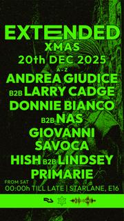 Extended : Xmas Party — Locked In Starlane Pizza Bar