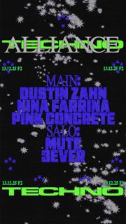 Techno Alliance: Dustin Zahn ☆ Pink Concrete ☆ Nina Farrina ☆ Mute ☆ 3Ever