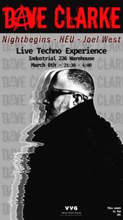 Live Techno Experience With Dave Clarke