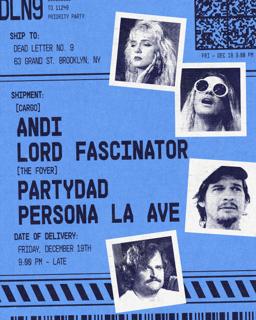 Andi, Lord Fascinator, Party Dad, Persona La Ave - Dead Letter No.9
