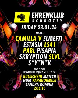 Ehrenklub Im Schrotty #10 Mit Slvl, Elmefti, Skryption, S*Y*N*K, Pisapia Uvm