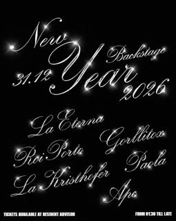 New Year´S Eve 2026 Backstage Club