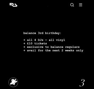 Balance 3Rd Birthday