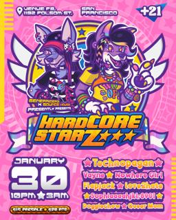 Hardcore Starz: Flapjack, Technopagan, Love2Hate, Nowhere Girl, Vayne
