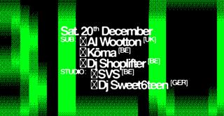 Blur With Al Wootton, Dj Shoplifter, Kōma, Dj Sweet6Teen, Svs