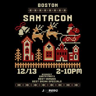 Bostons Faneuil Hall'S Santacon Bar Crawl 2025