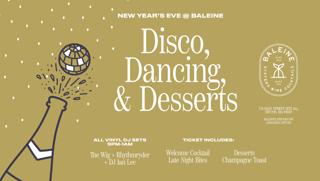 New Year'S Eve: Disco, Dancing, & Desserts