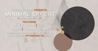 Longturn Presents: Minimal Effort (End Of Fall Edition)