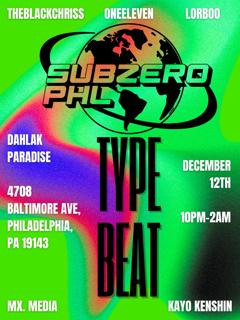 Subzero Type Beat