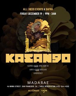 Kasango [Afro House] At Madarae