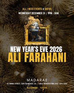 Nye 2026 With Ali Farahani At Madarae