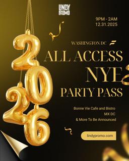 All Access Nye Party Pass Nye26 Dc